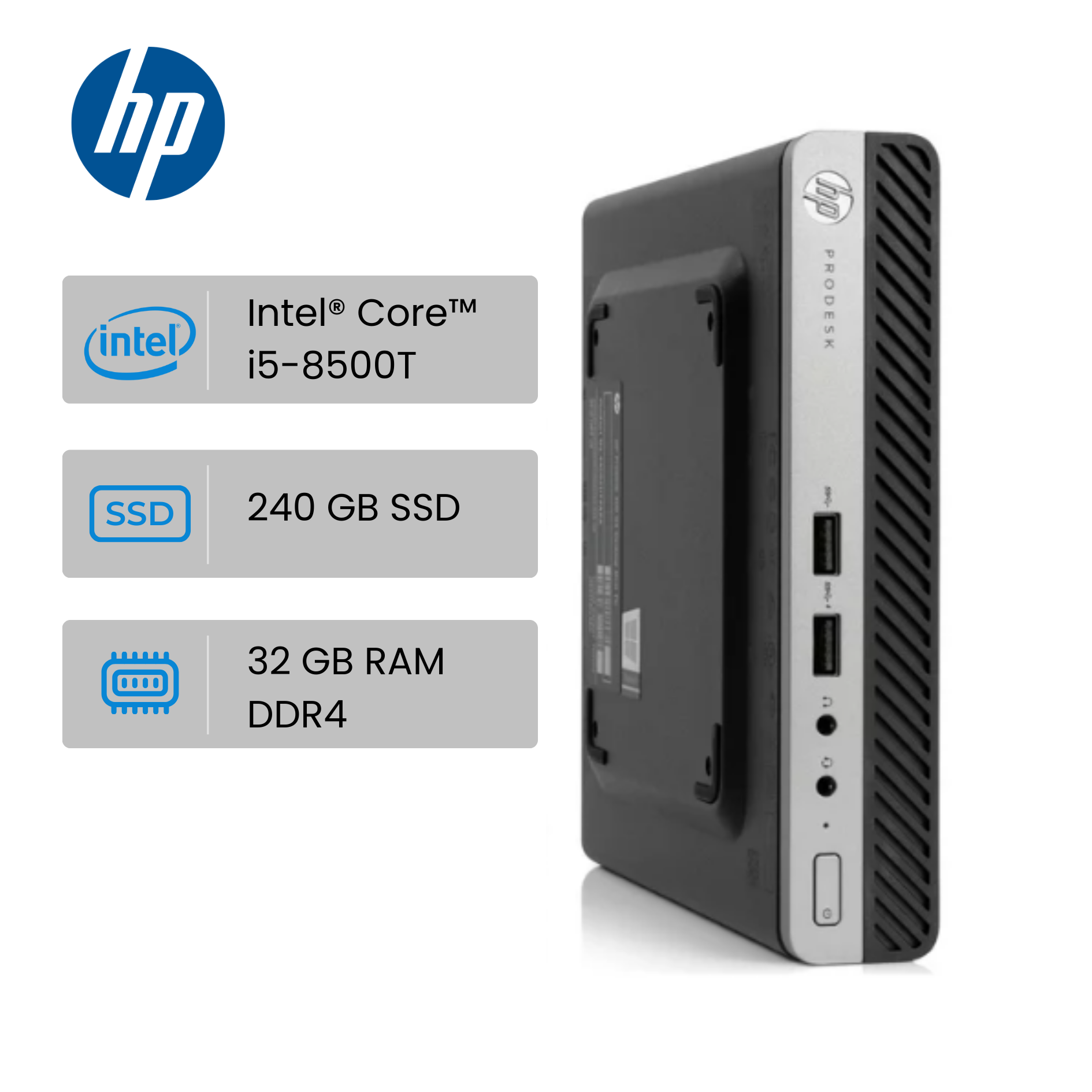 PC Hp ProDesk 400 G4 Intel® Core™ i5 Usado